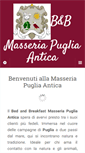 Mobile Screenshot of bb-masseria-puglia-antica.com